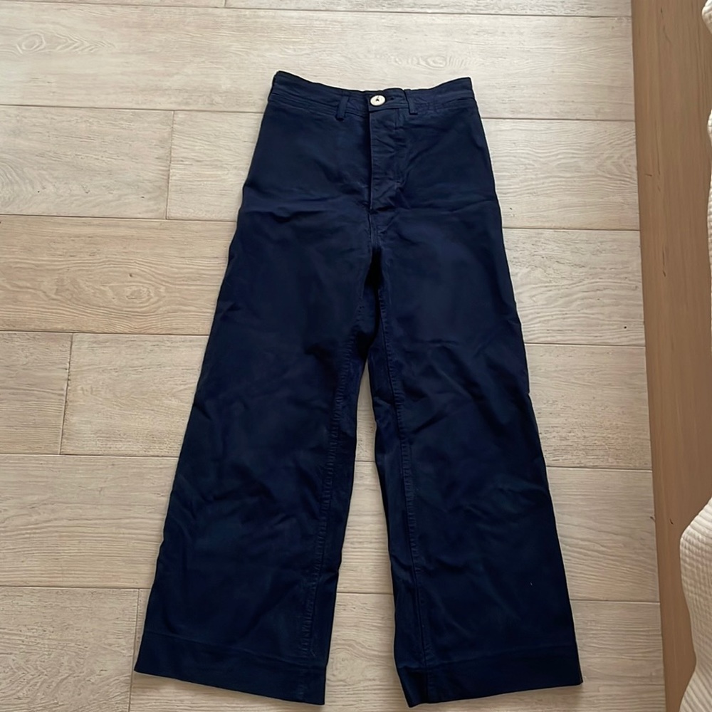 Jesse Kamm Size 2 Navy Sailor Pants